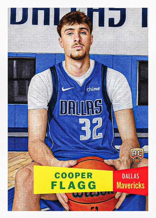 Topps Cooper Flagg 2025-26 NBA Living Set Card 11 Rookie RC Dallas Mavericks