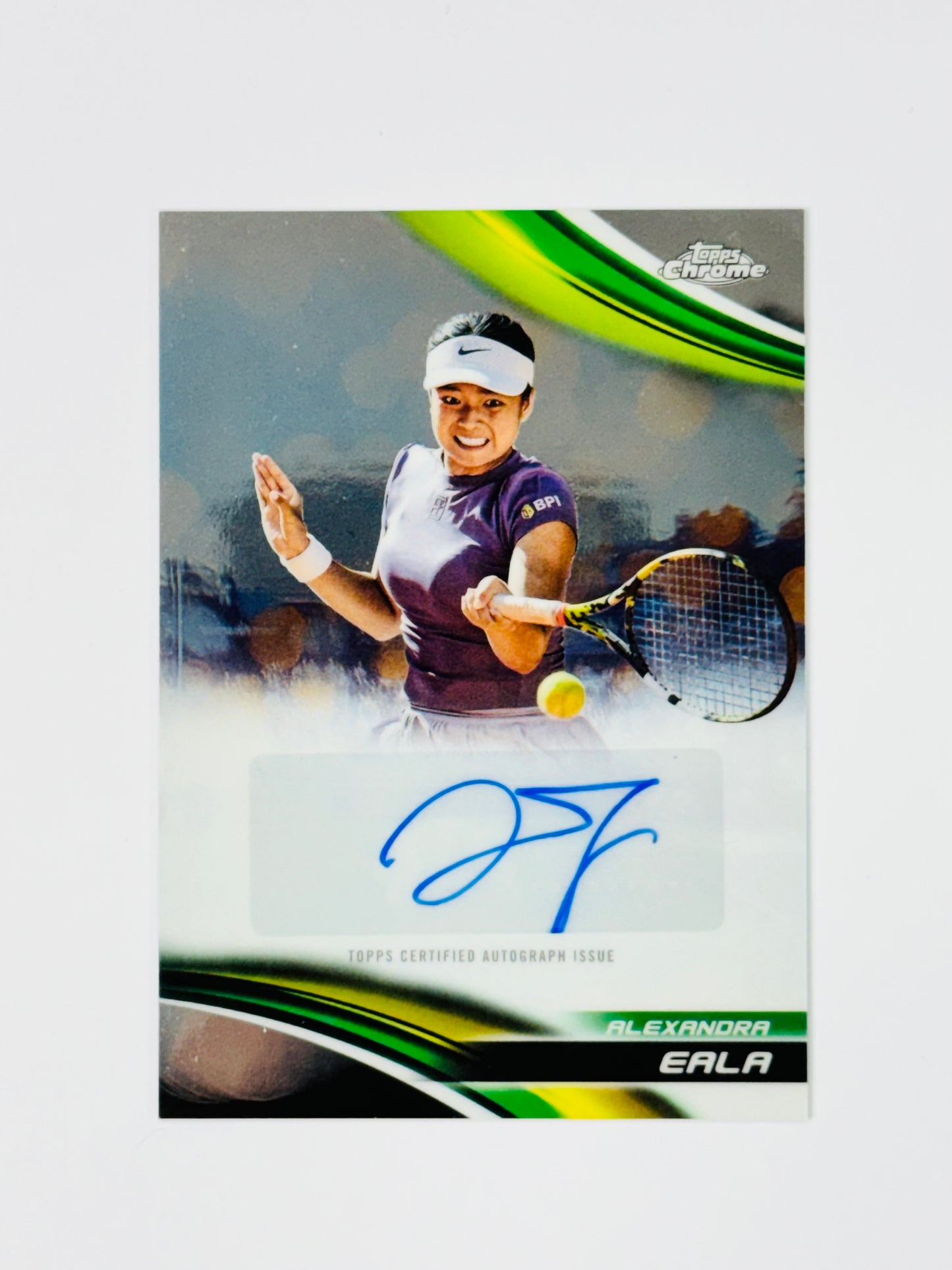 2025 Topps Chrome Tennis Chrome Autographs CA-AEA Alexandra Eala Filipino