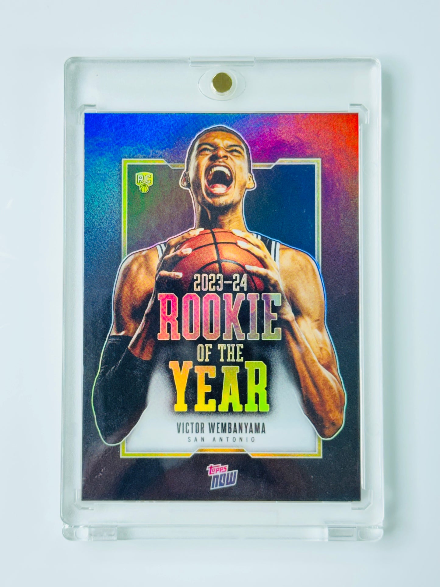 2023-24 Topps NOW Victor Wembanyama Basketball Card VW-6 San Antonio Rookie RC