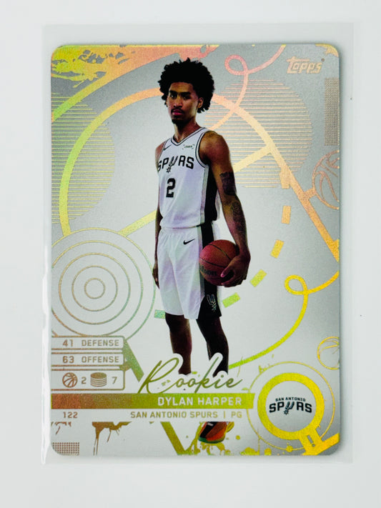 2025-26 Topps Match Attax #122 Dylan Harper Rookie RC