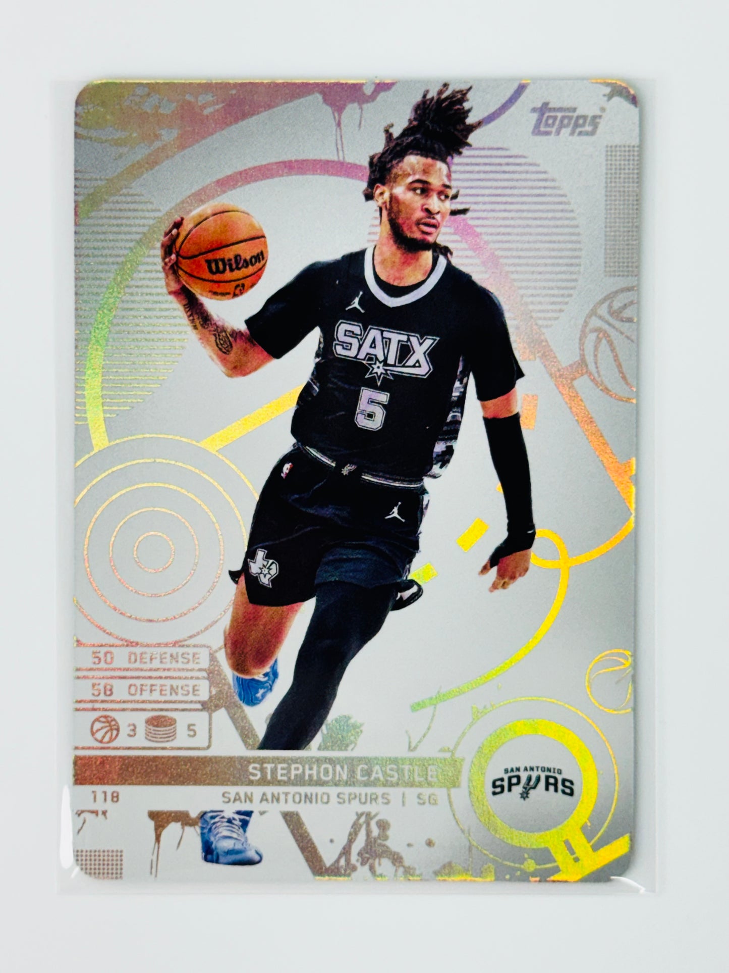 2025-26 Topps Match Attax #118 Stephon Castle