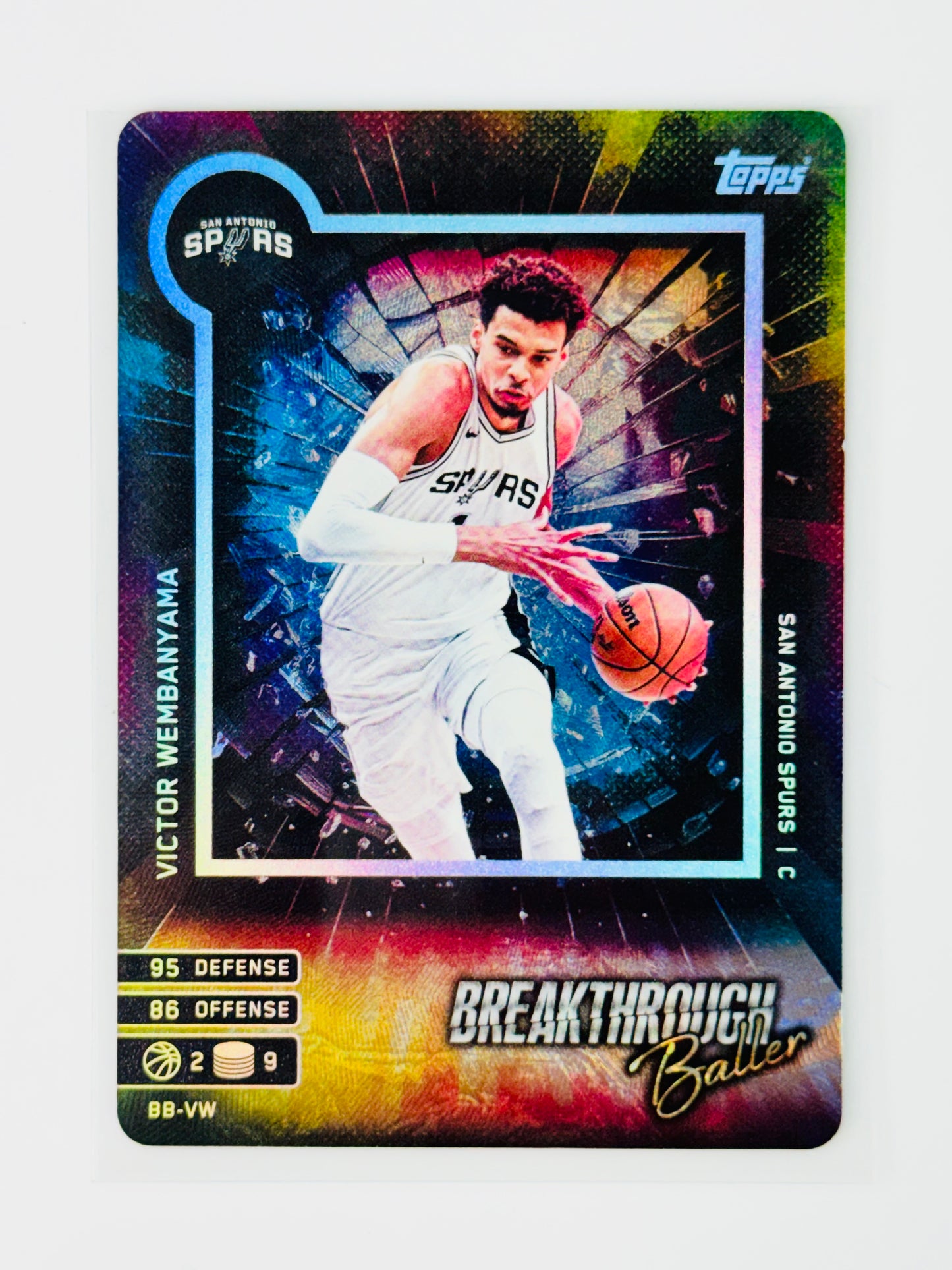 2025-26 Topps Match Attax Breakthrough Baller #BBVW Victor Wembanyama