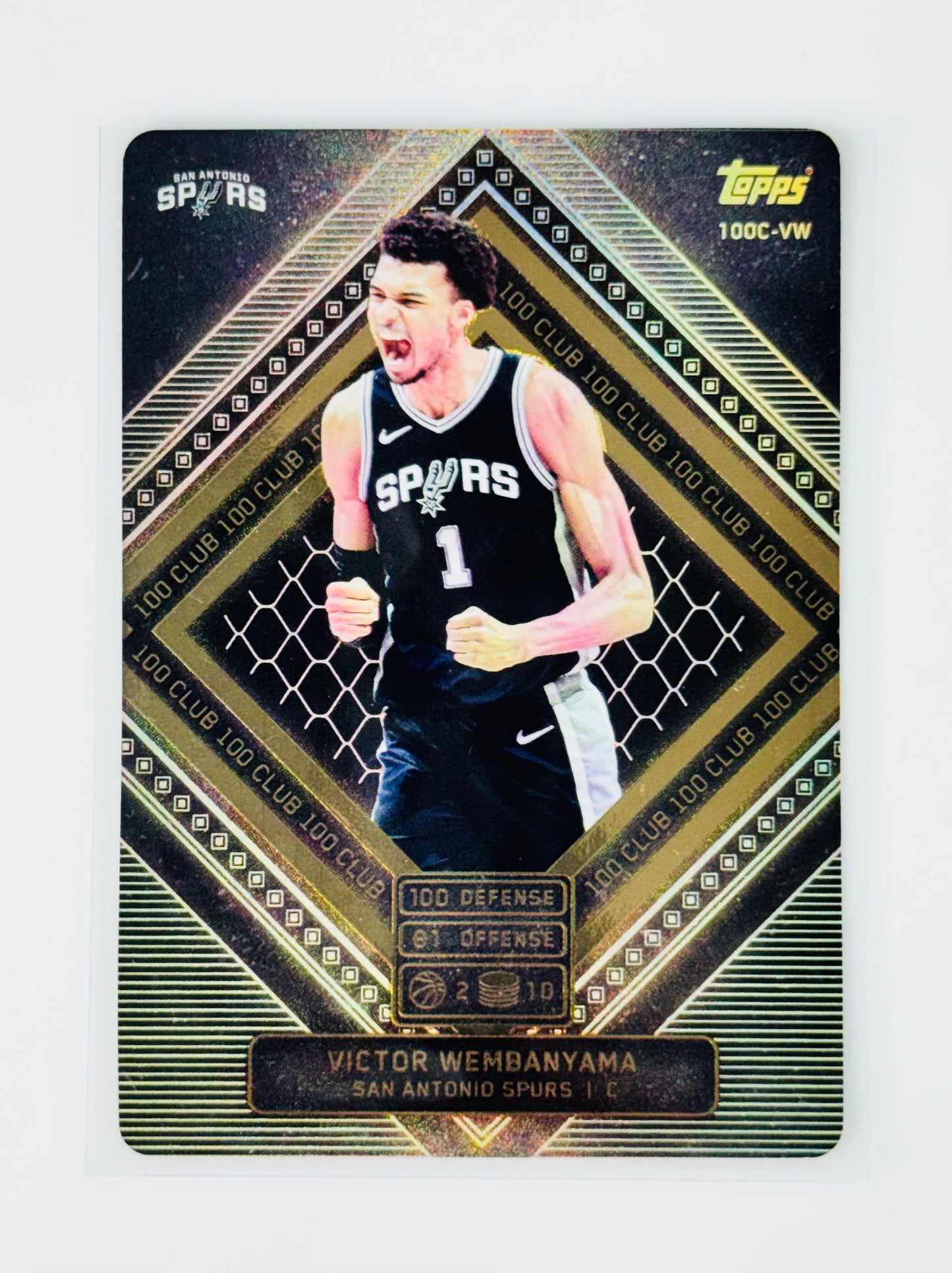 2025-26 Topps Match Attax 100 Club #100CVW Victor Wembanyama