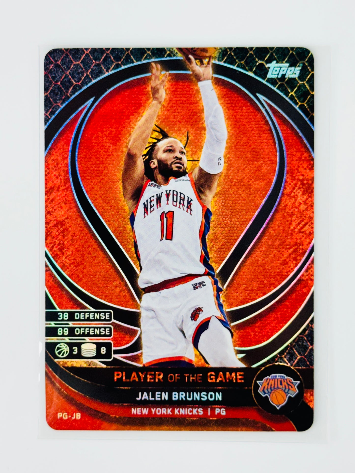 2025-26 Topps Match Attax Player Of The Game #PGJB Jalen Brunson