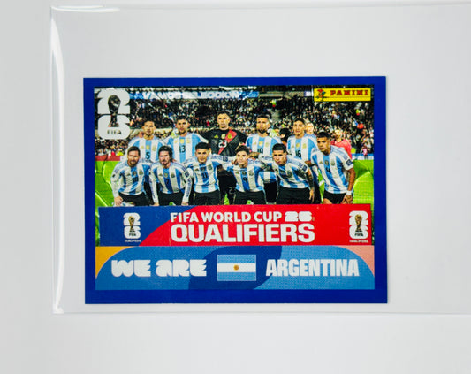 Panini FIFA World Cup 2026 Official Sticker Collection Online Exclusive ARG13 Argentina Blue Crumple
