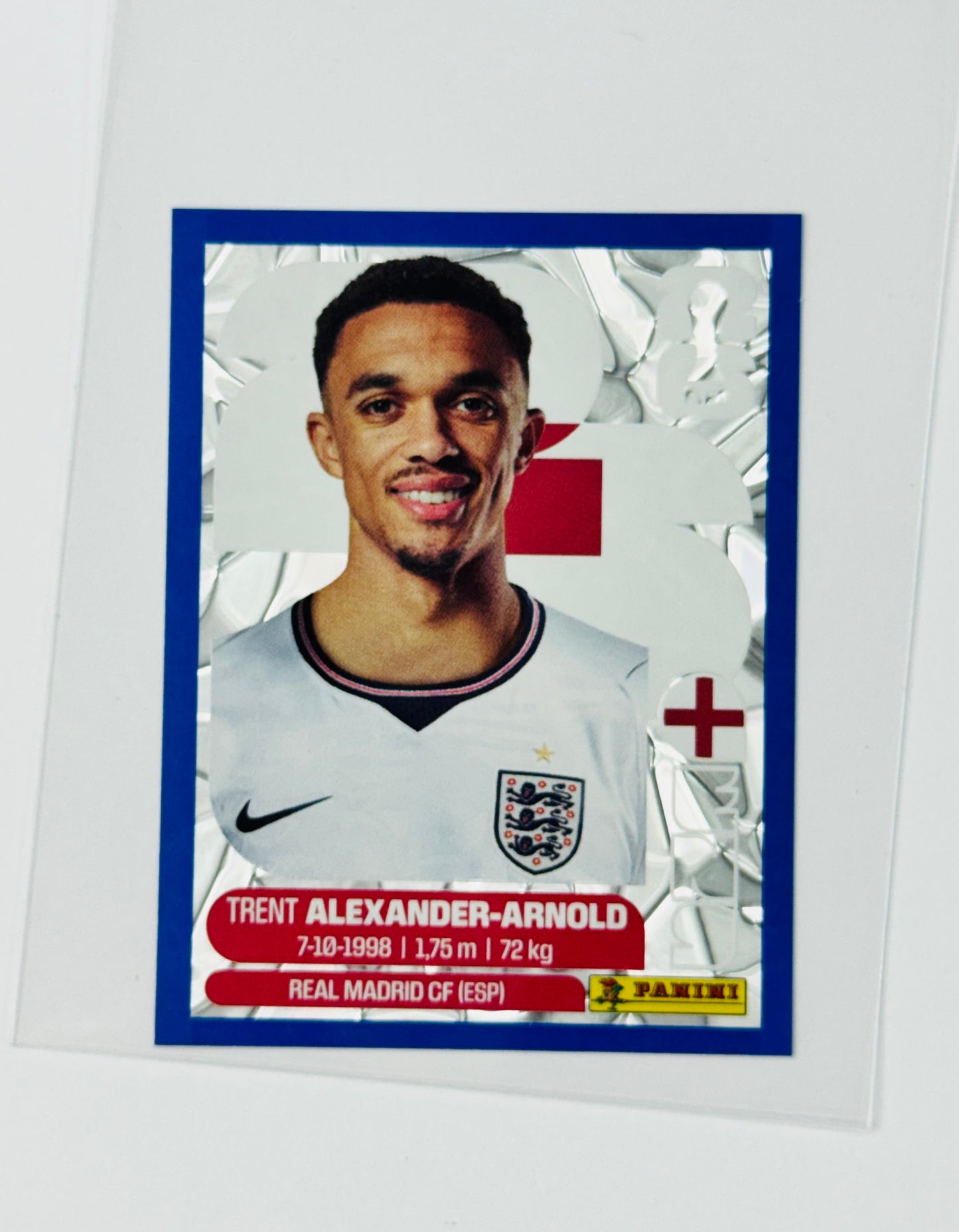 Panini FIFA World Cup 2026 Official Sticker Collection Online Exclusive ENG6 Trent Alexander-Arnold Blue Crumple