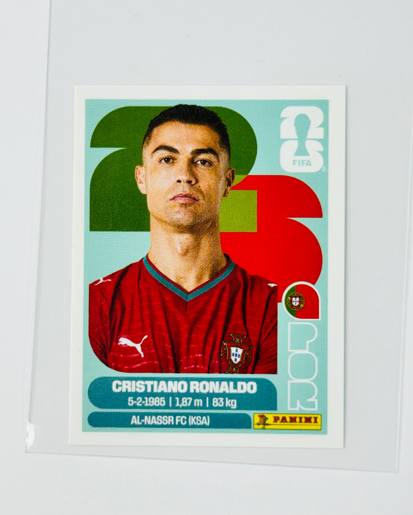 Panini FIFA World Cup 2026 Official Sticker Collection POR15 Cristiano Ronaldo