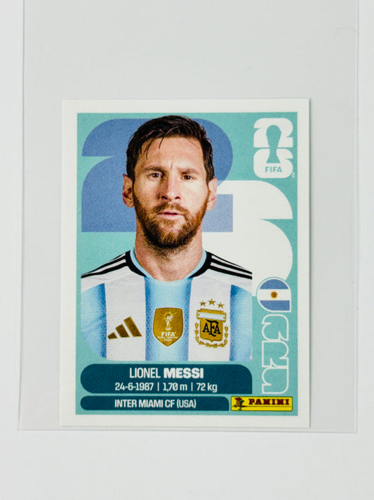 Panini FIFA World Cup 2026 Official Sticker Collection ARG17 Lionel Messi