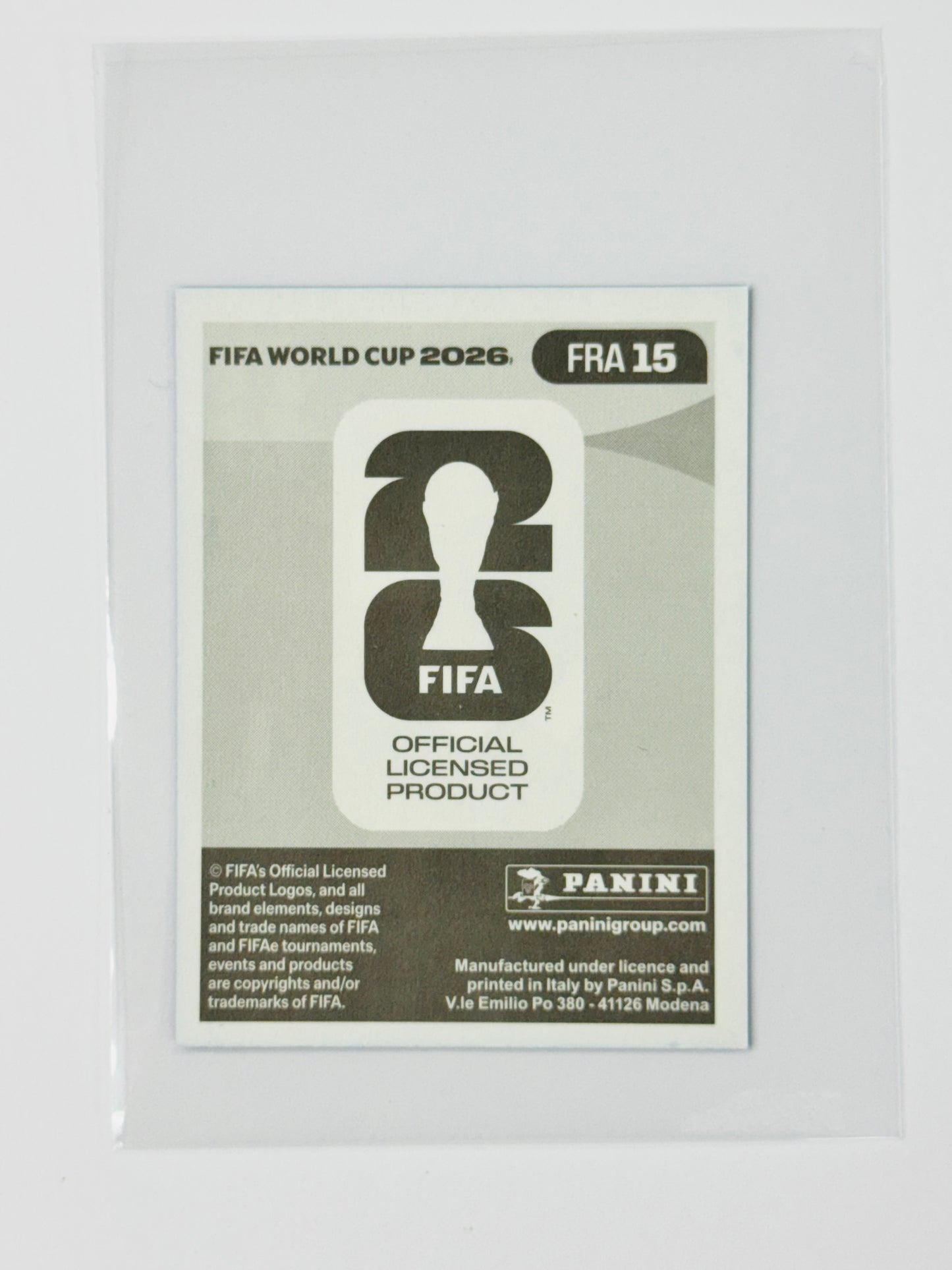 Panini FIFA World Cup 2026 Official Sticker Collection FRA15 Ousmane Dembele Blue Parallels