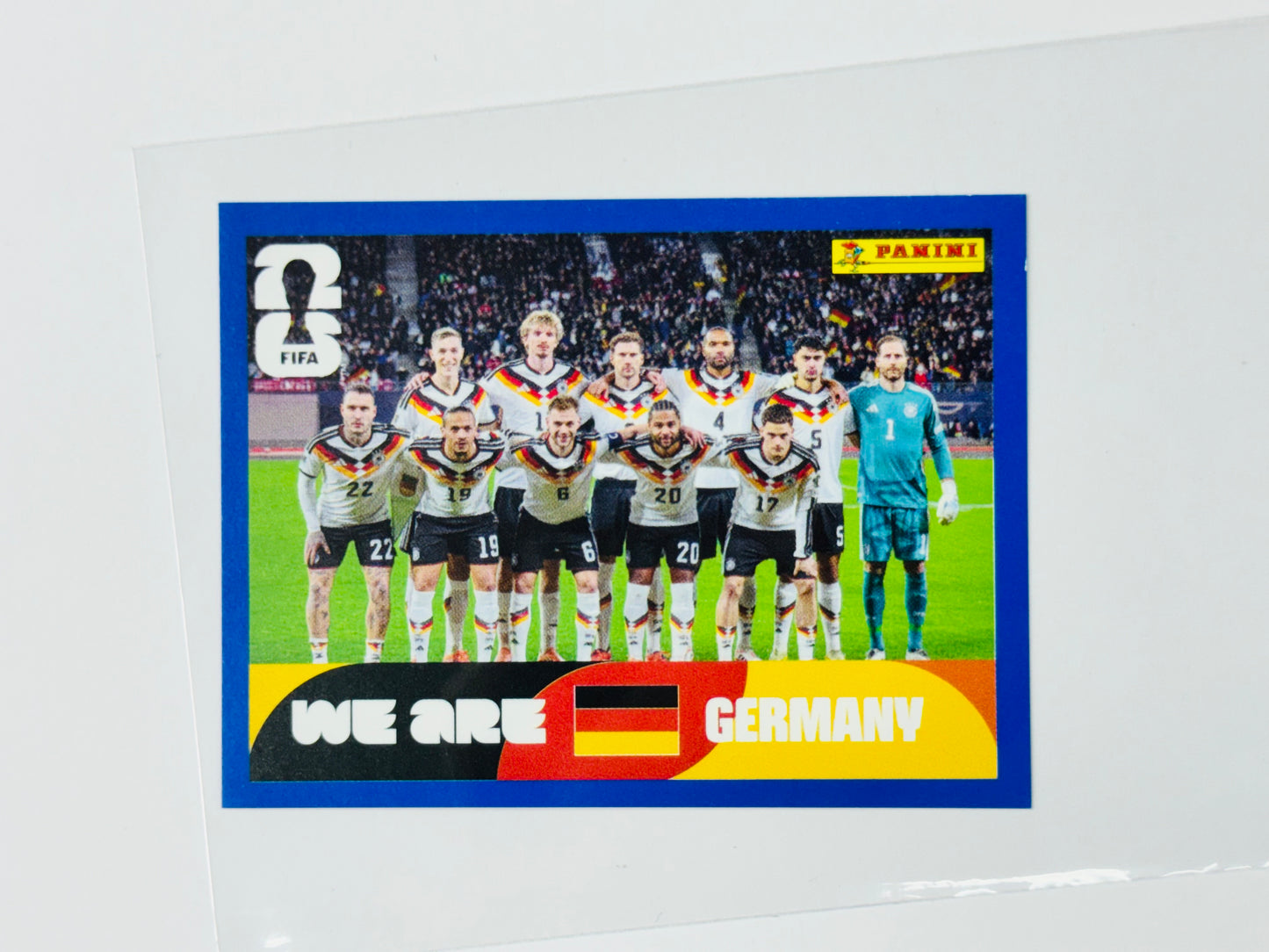 Panini FIFA World Cup 2026 Official Sticker Collection GER13 Germany Blue Parallels