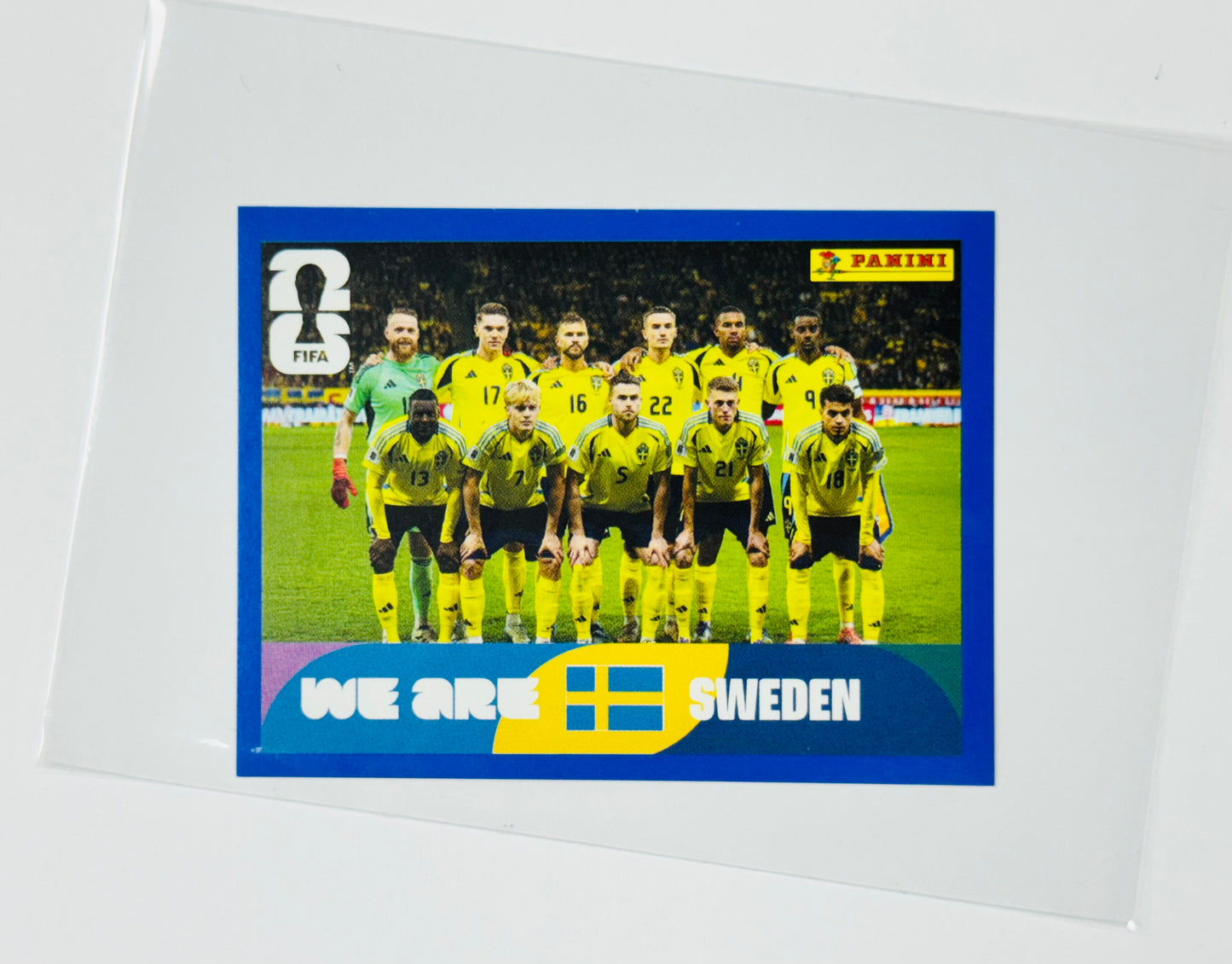 Panini FIFA World Cup 2026 Official Sticker Collection SWE13 Sweden Blue Parallels