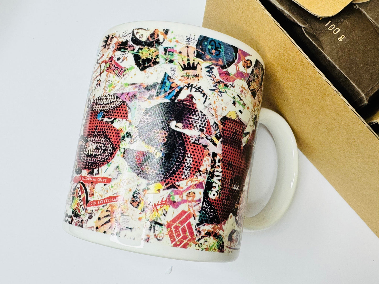Stussy Japan Daikanyama 10th Anniversary Limited Edition Mug Ceramic with Starbucks Coffee Beans Set